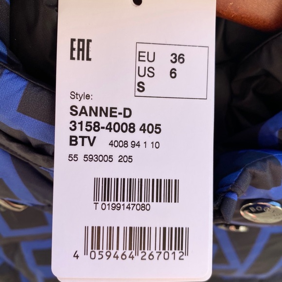 Bogner NWT Sport Sanne Down Ski Jacket Blue/Black - Picture 8 of 8